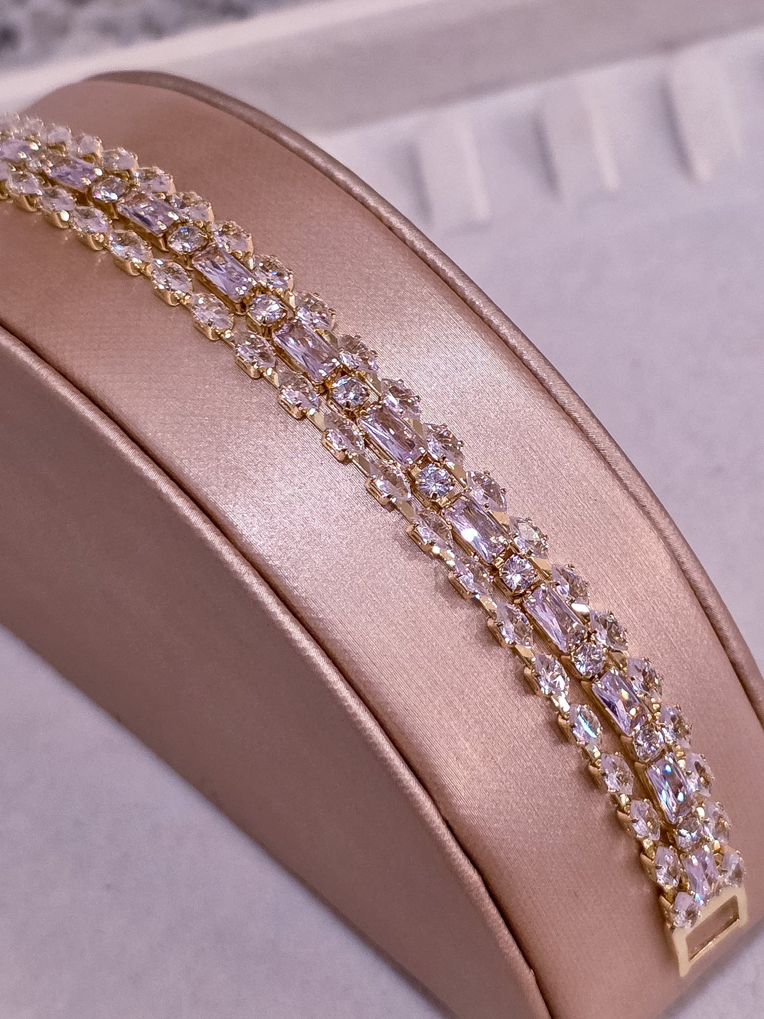 Bracelet No. 34 — Gold Luxe Triple-Strand Statement