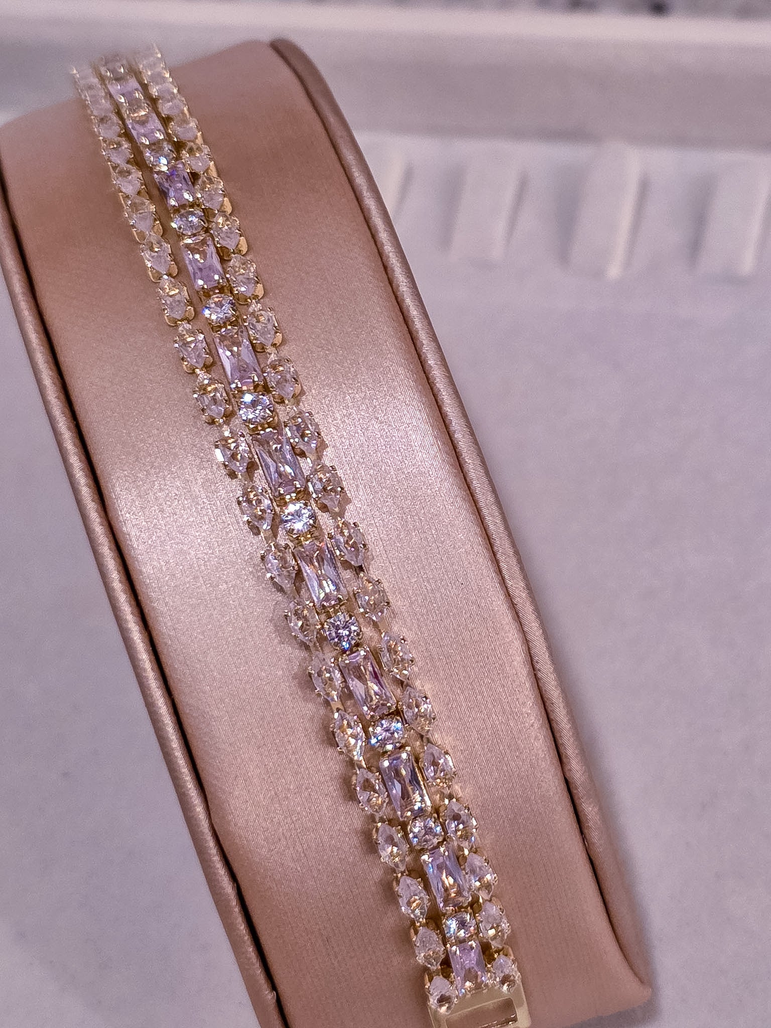 Bracelet No. 34 — Gold Luxe Triple-Strand Statement