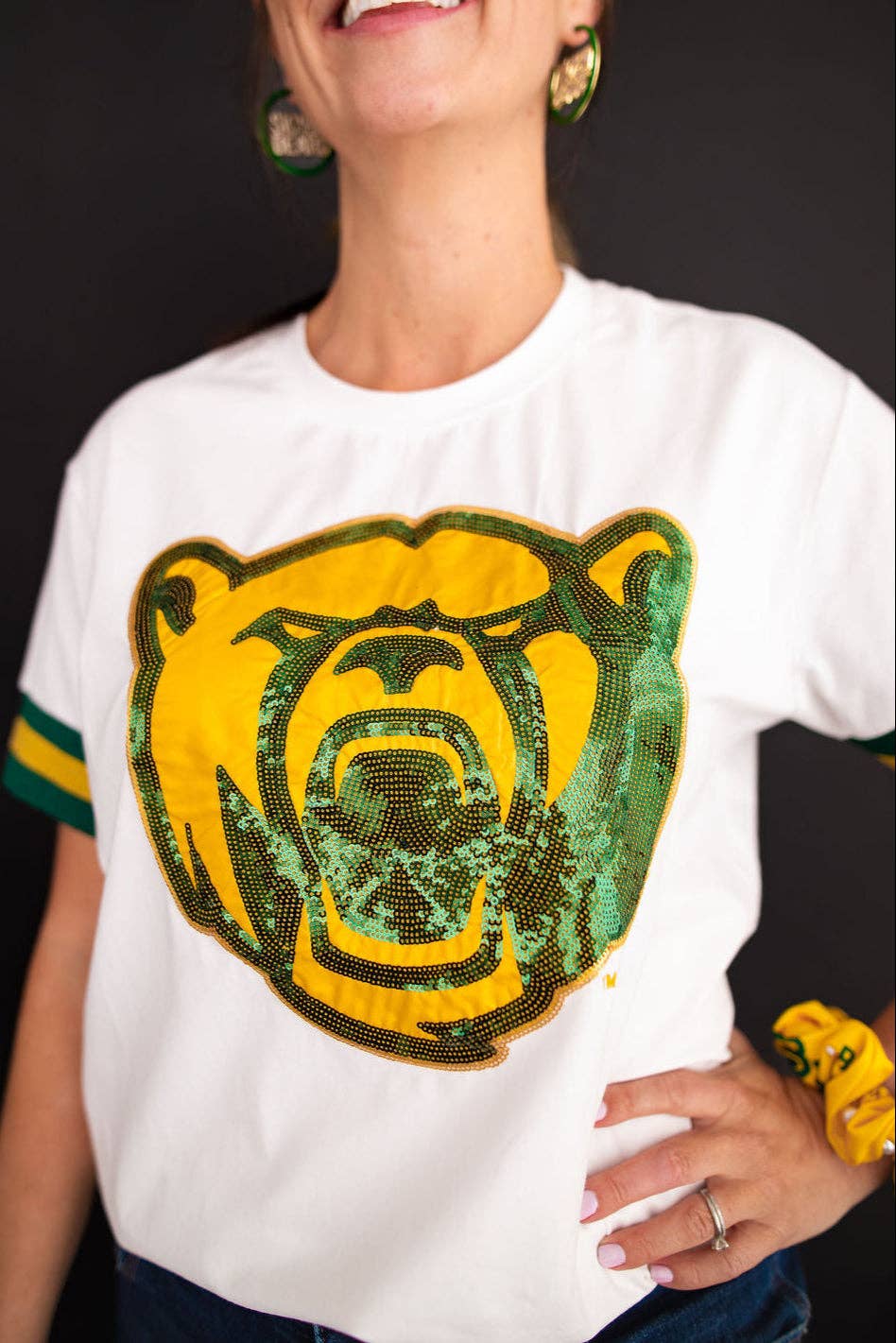 Baylor Sparkle Logo T-Shirt by Brianna Cannon