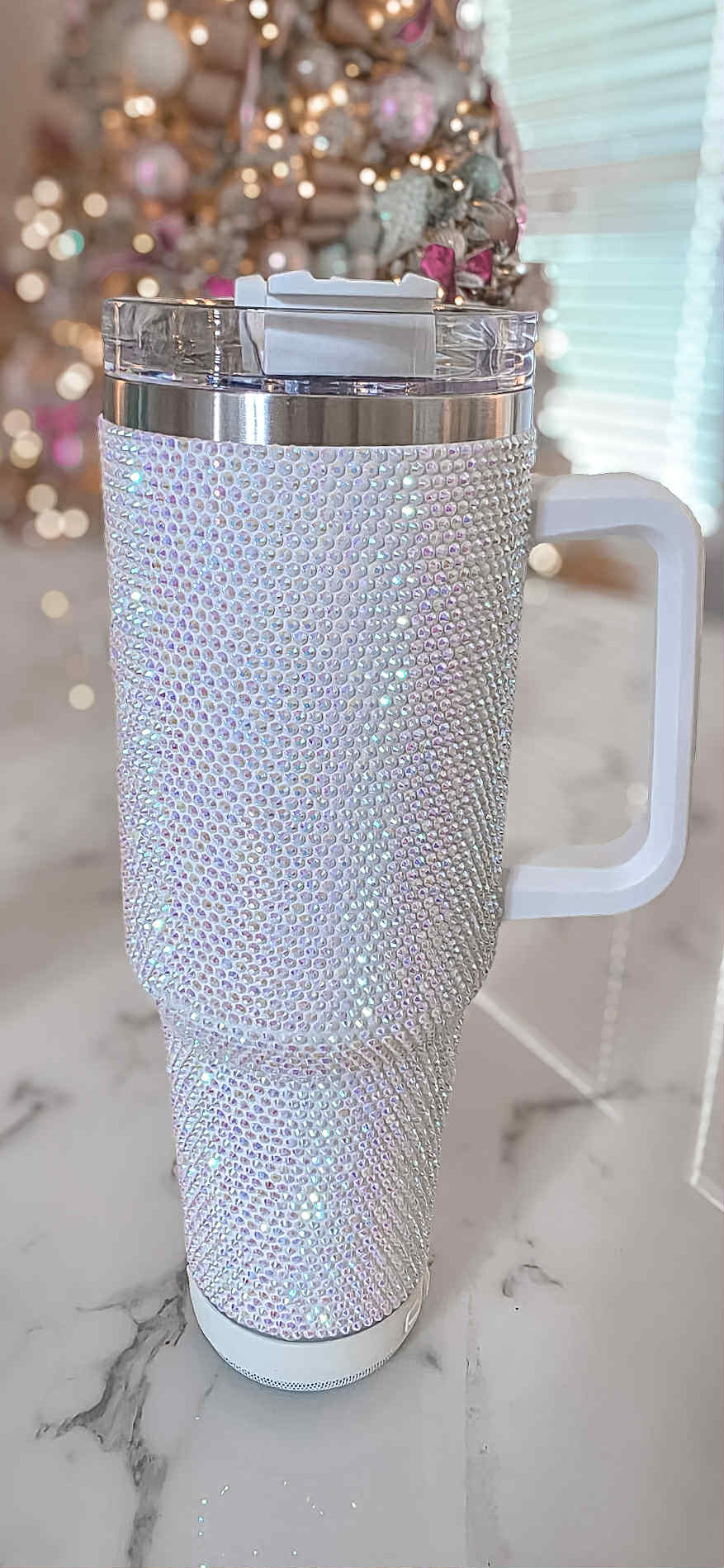 Cinderella 40 oz Bling Tumbler with Bluetooth Speaker