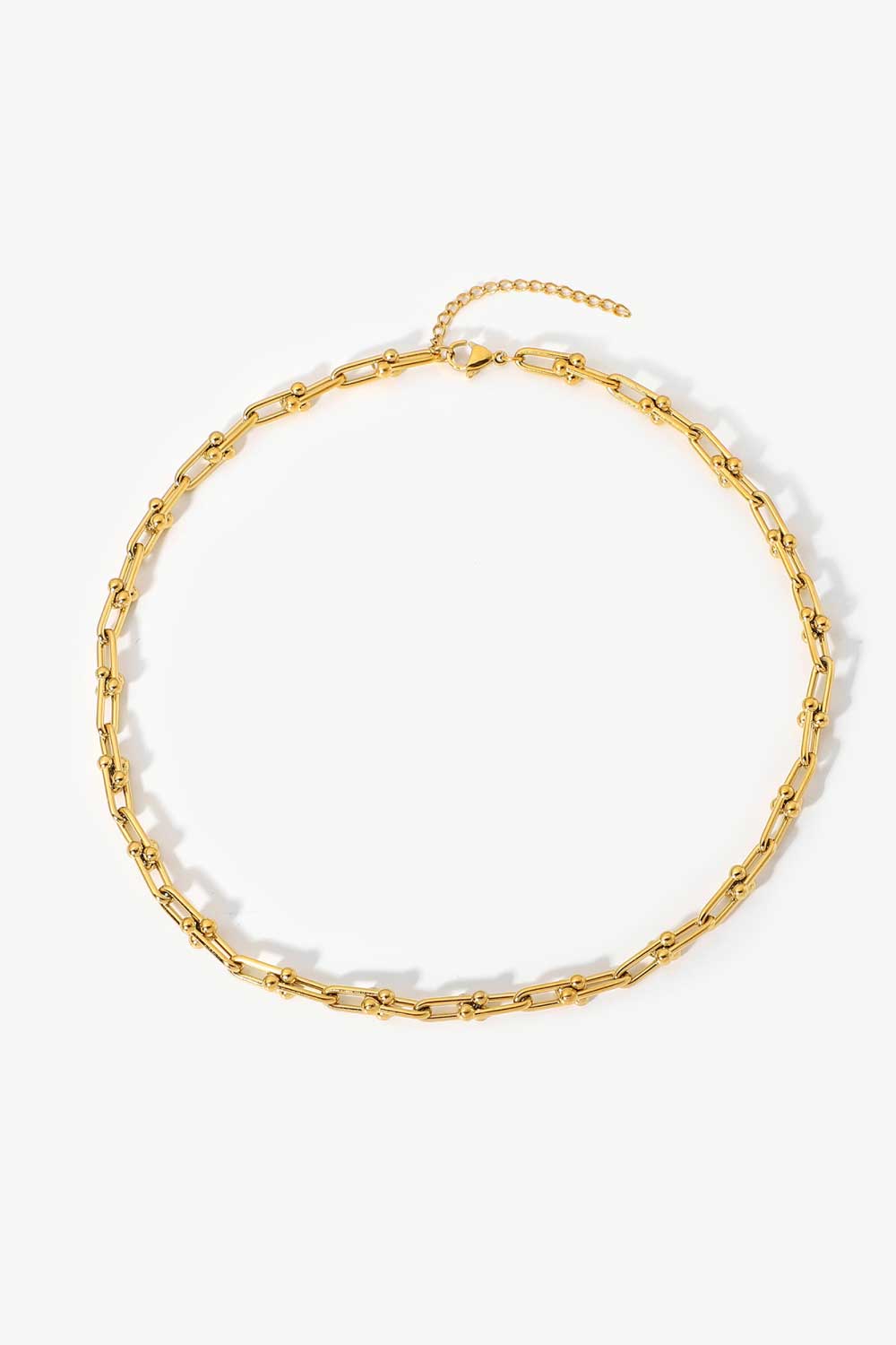 18K Stainless Steel U-Shape Chain Necklace (Copy)