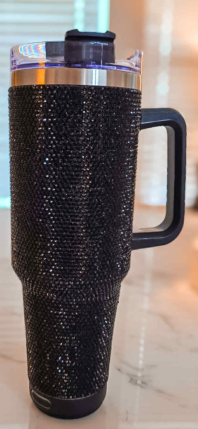 Cinderella 40 oz Bling Tumbler with Bluetooth Speaker