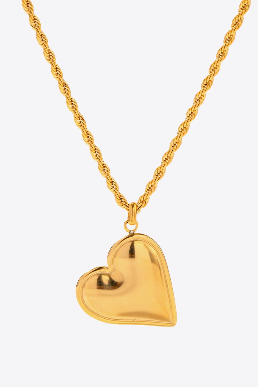 Kirstin Heart Pendant Copper Necklace
