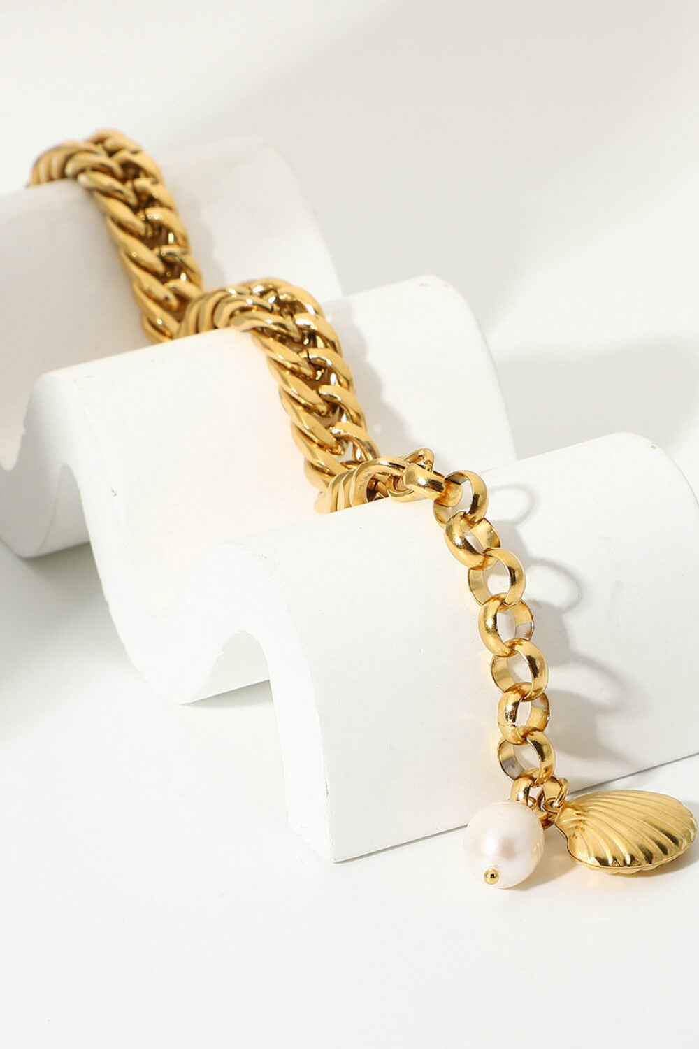 Harmonia 18K Gold-Plated Curb Chain Bracelet (Copy)