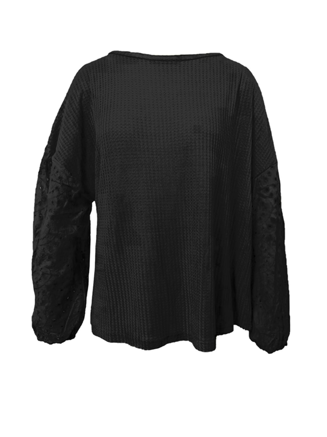 Davis Dropped Shoulder Boat Neck Blouse