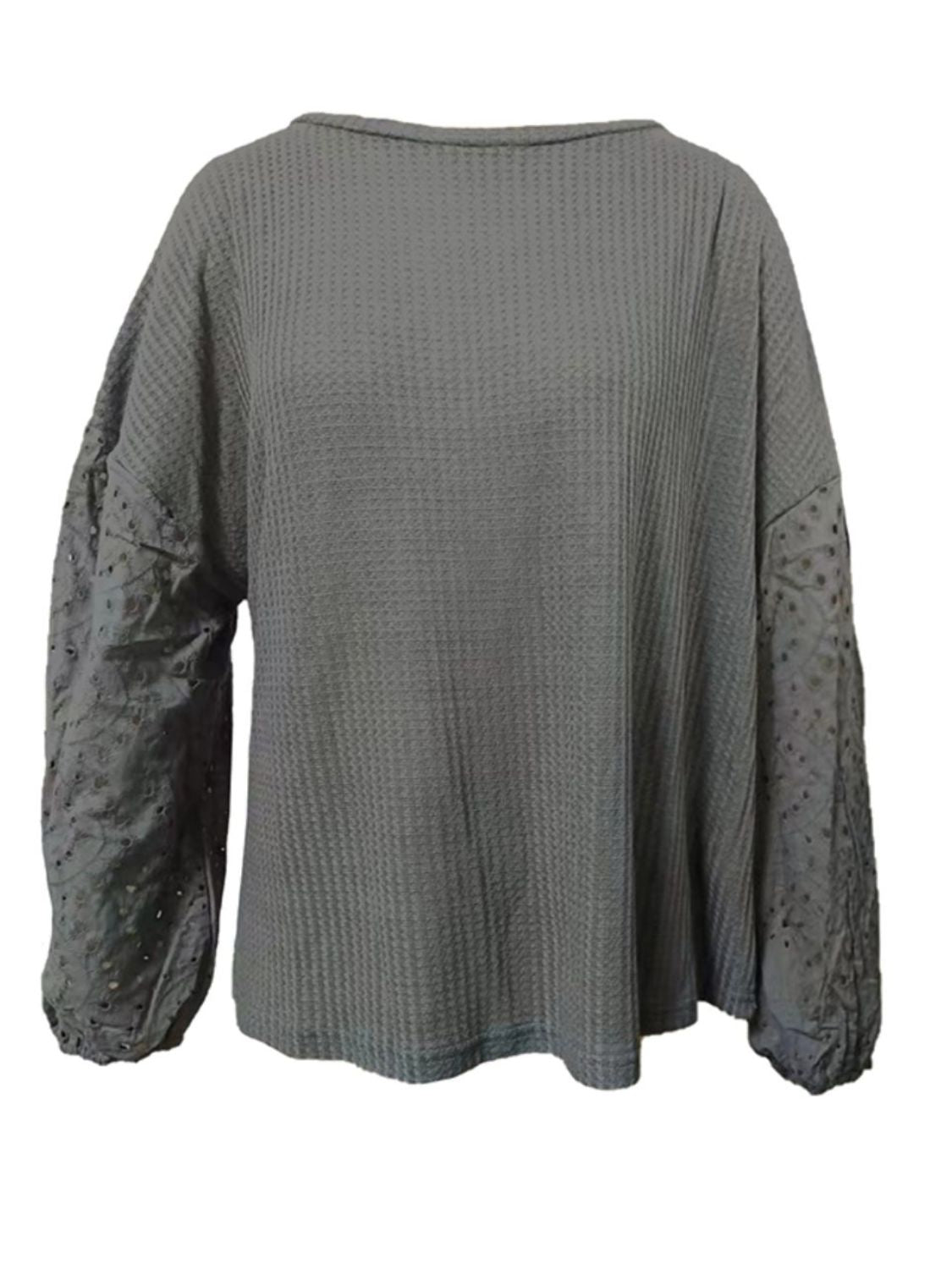 Davis Dropped Shoulder Boat Neck Blouse
