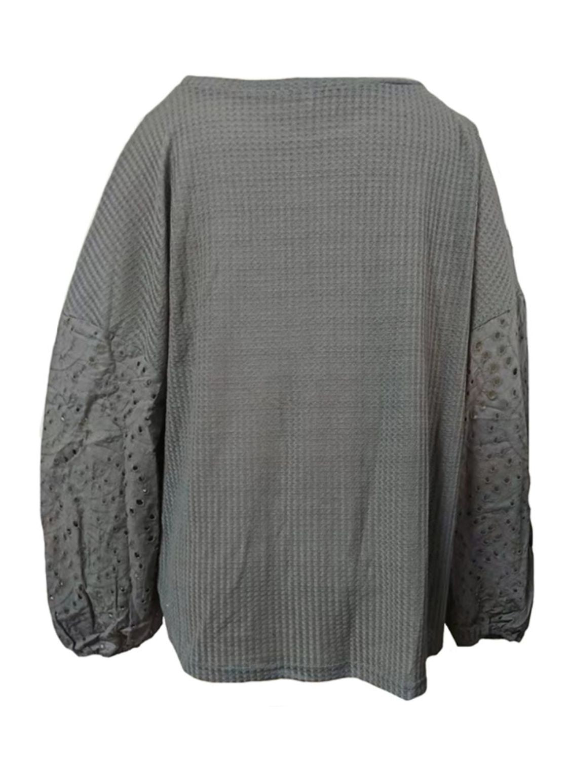 Davis Dropped Shoulder Boat Neck Blouse