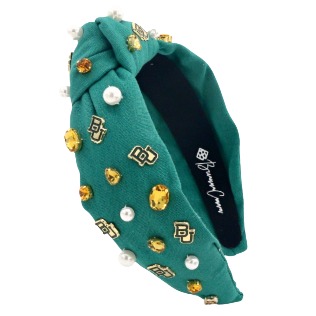 Baylor Green Logo Headband - by Brianna Cannon