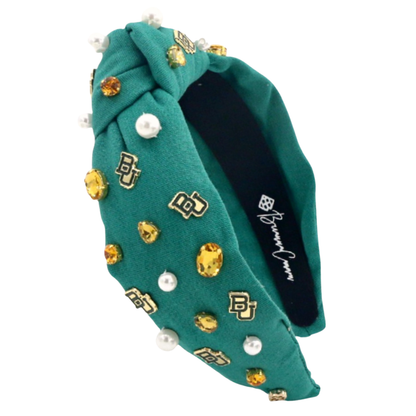 Baylor Green Logo Headband - by Brianna Cannon