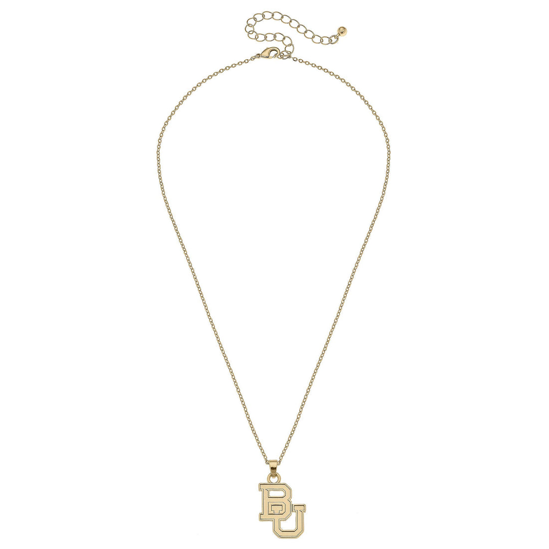 Baylor Bears 24K Gold Plated Pendant Necklace