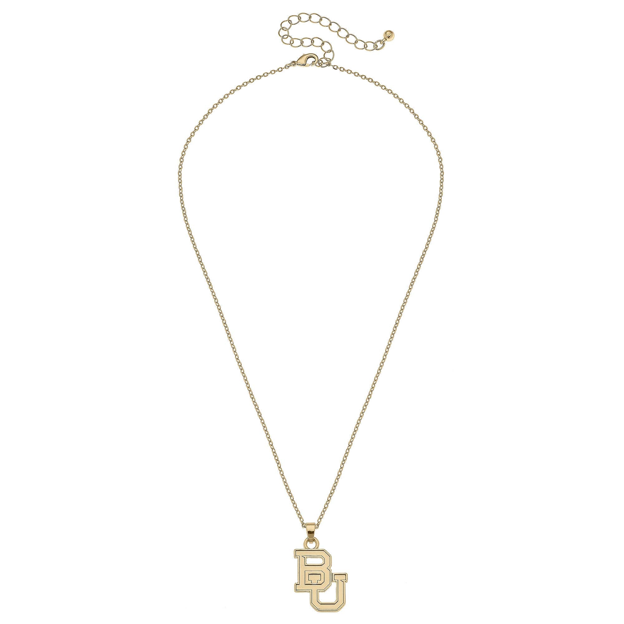Baylor Bears 24K Gold Plated Pendant Necklace