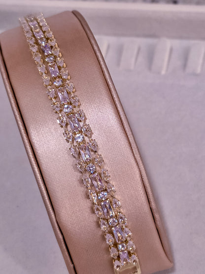 Bracelet No. 34 — Gold Luxe Triple-Strand Statement