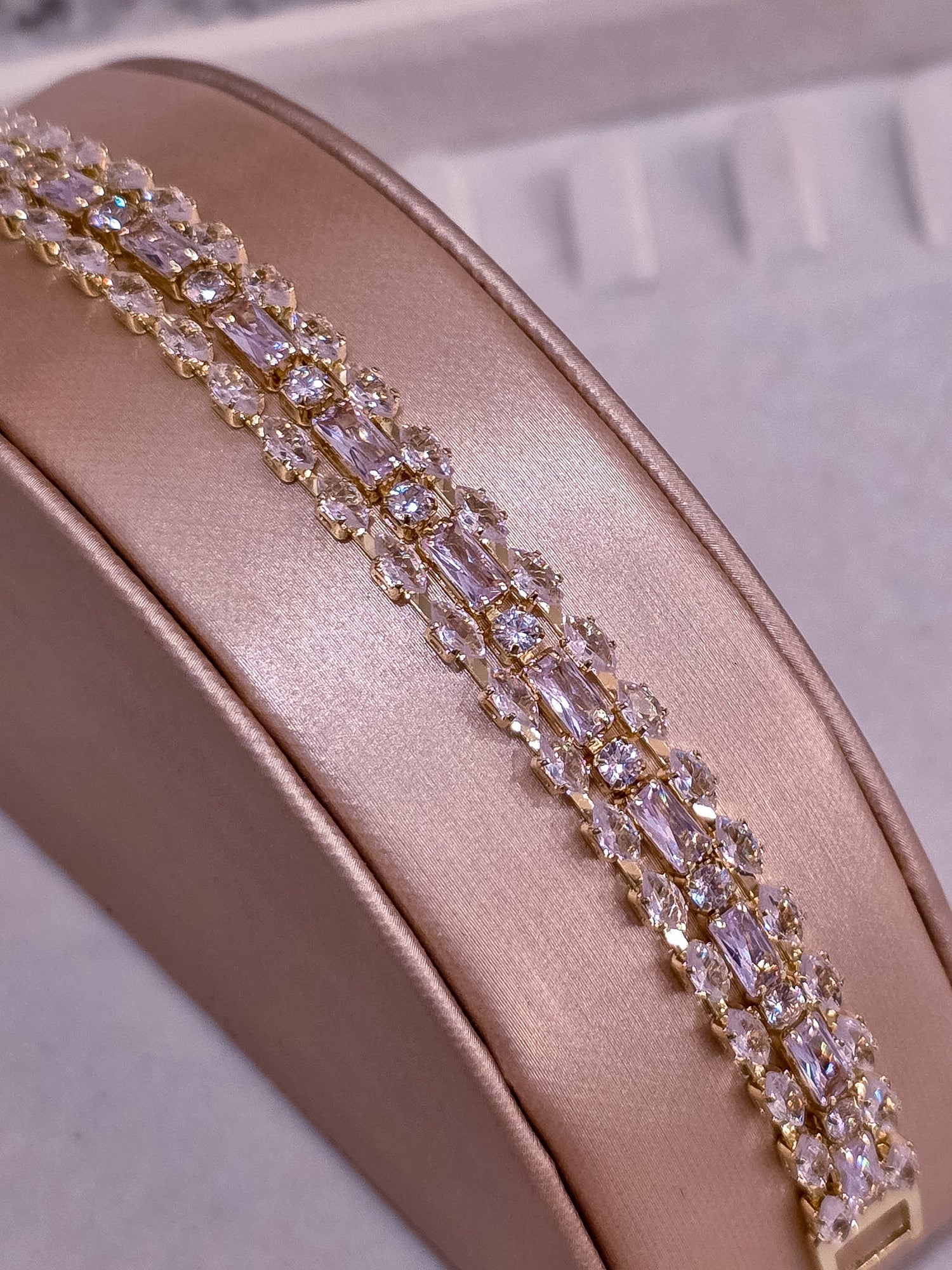 Bracelet No. 34 — Gold Luxe Triple-Strand Statement