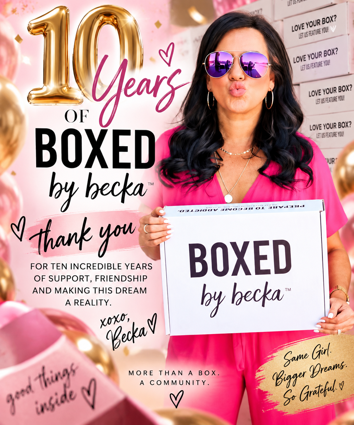BOXED BY BECKA - 10 YEAR ANNIVERSARY BOX!!