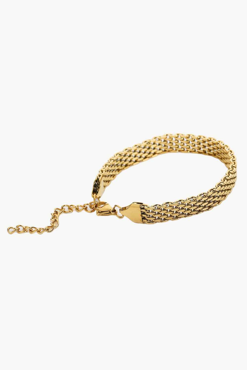 Reagan 18K Gold-Plated Wide Chain Bracelet (Copy)
