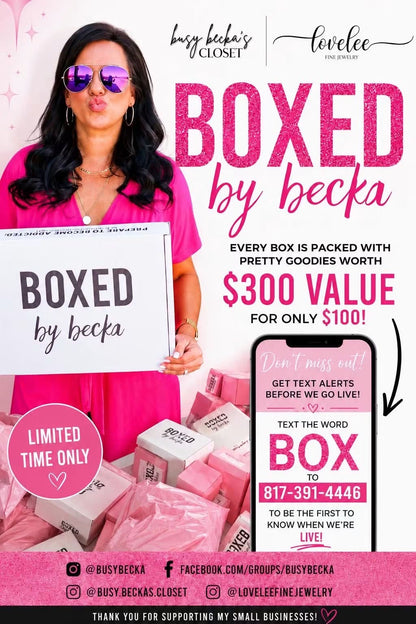 BOXED BY BECKA - June 2026