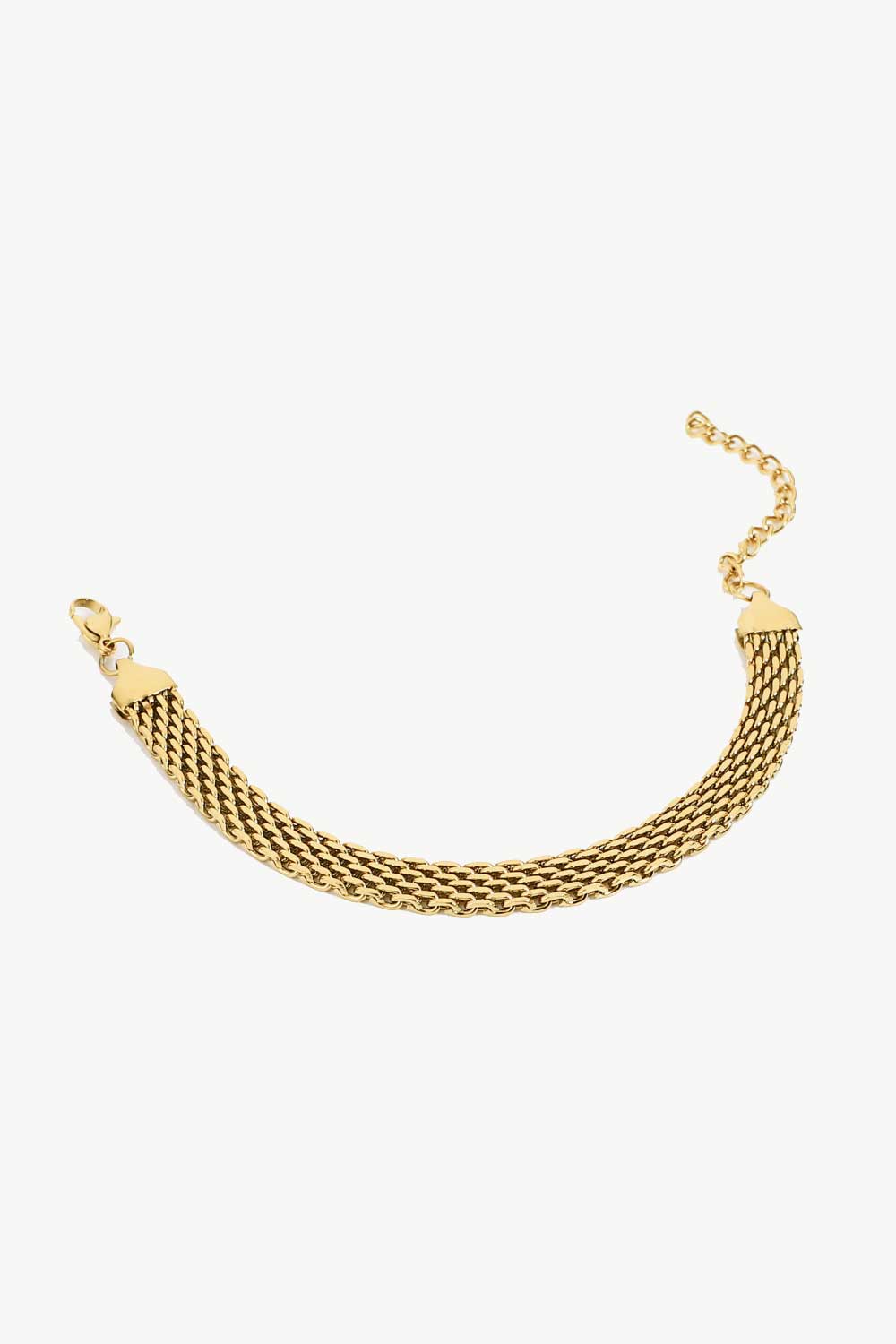 Reagan 18K Gold-Plated Wide Chain Bracelet (Copy)