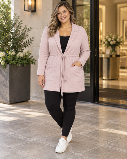 Jennifer Tie Waist Long Cardigan