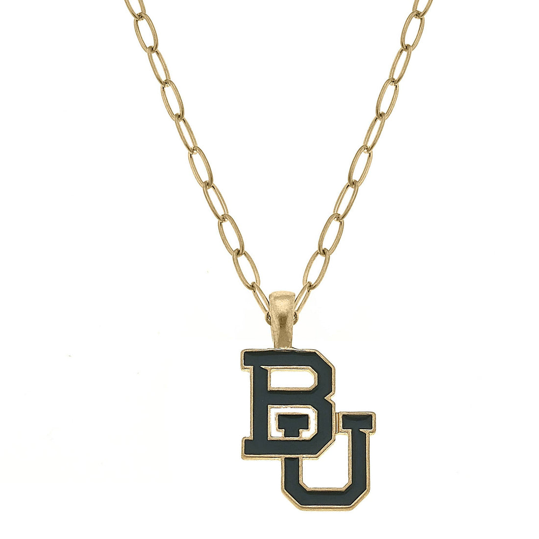 Baylor Bears Enamel Pendant Necklace