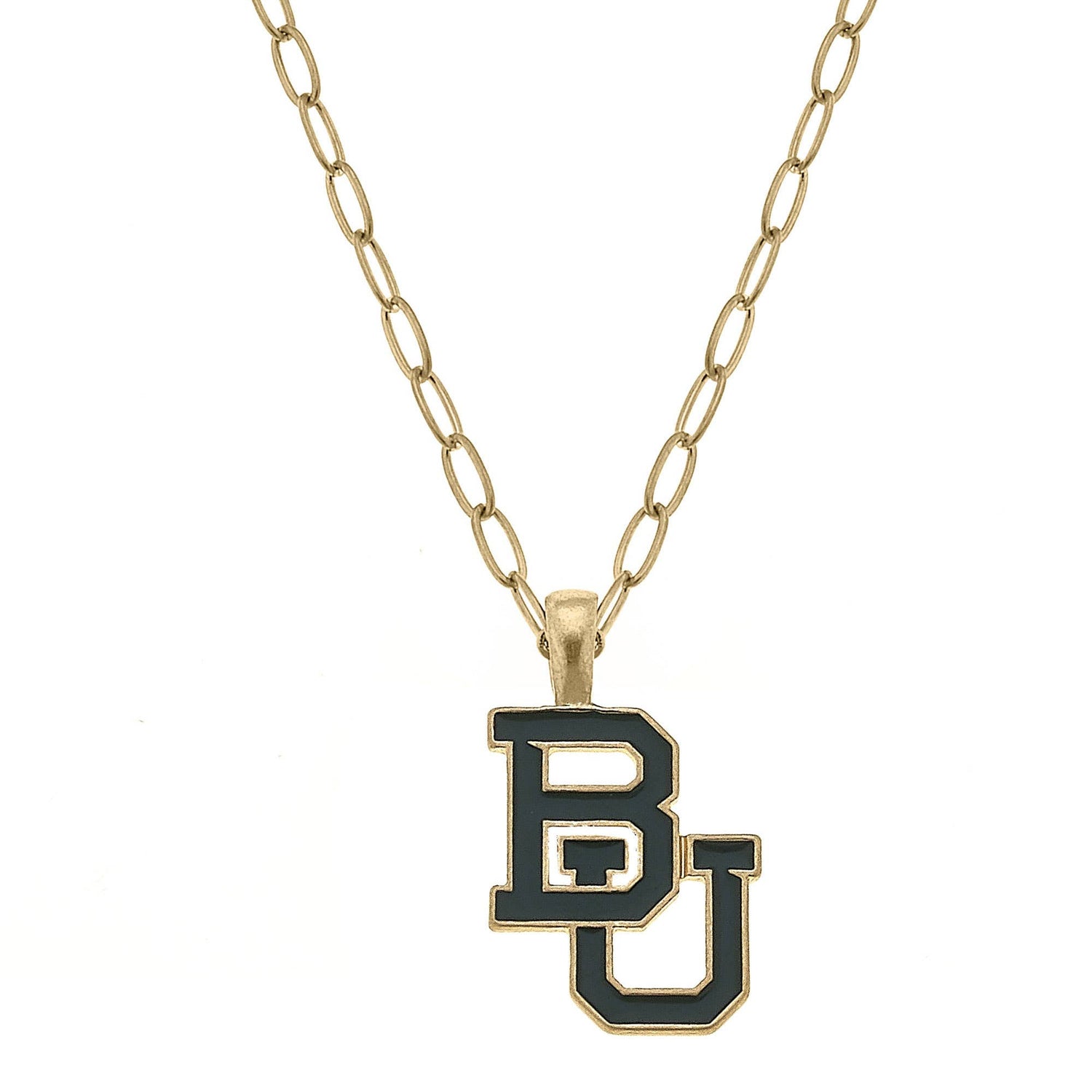Baylor Bears Enamel Pendant Necklace