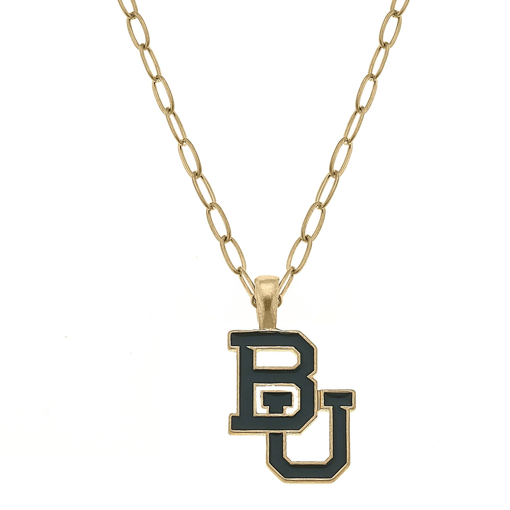 Baylor Bears Enamel Pendant Necklace