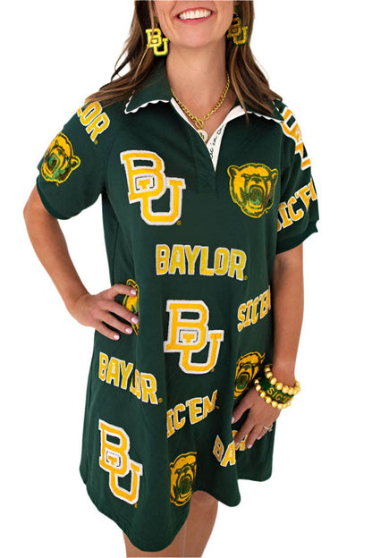 Baylor Logo Patch Dress by Brianna Cannon