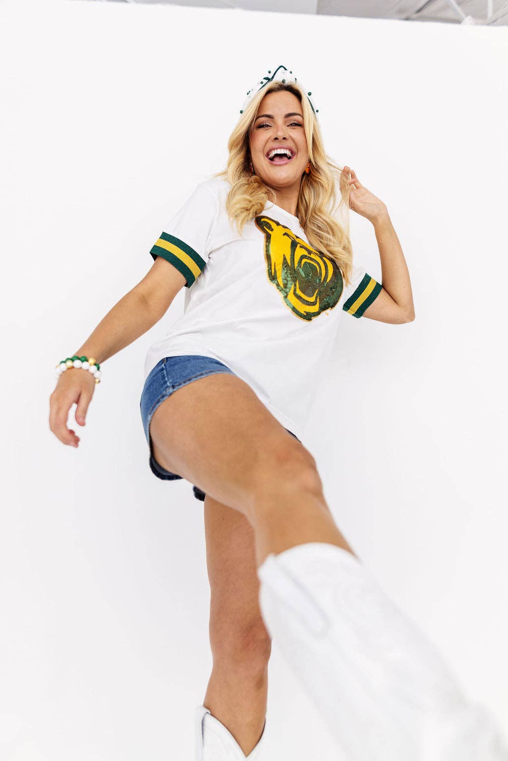 Baylor Sparkle Logo T-Shirt by Brianna Cannon