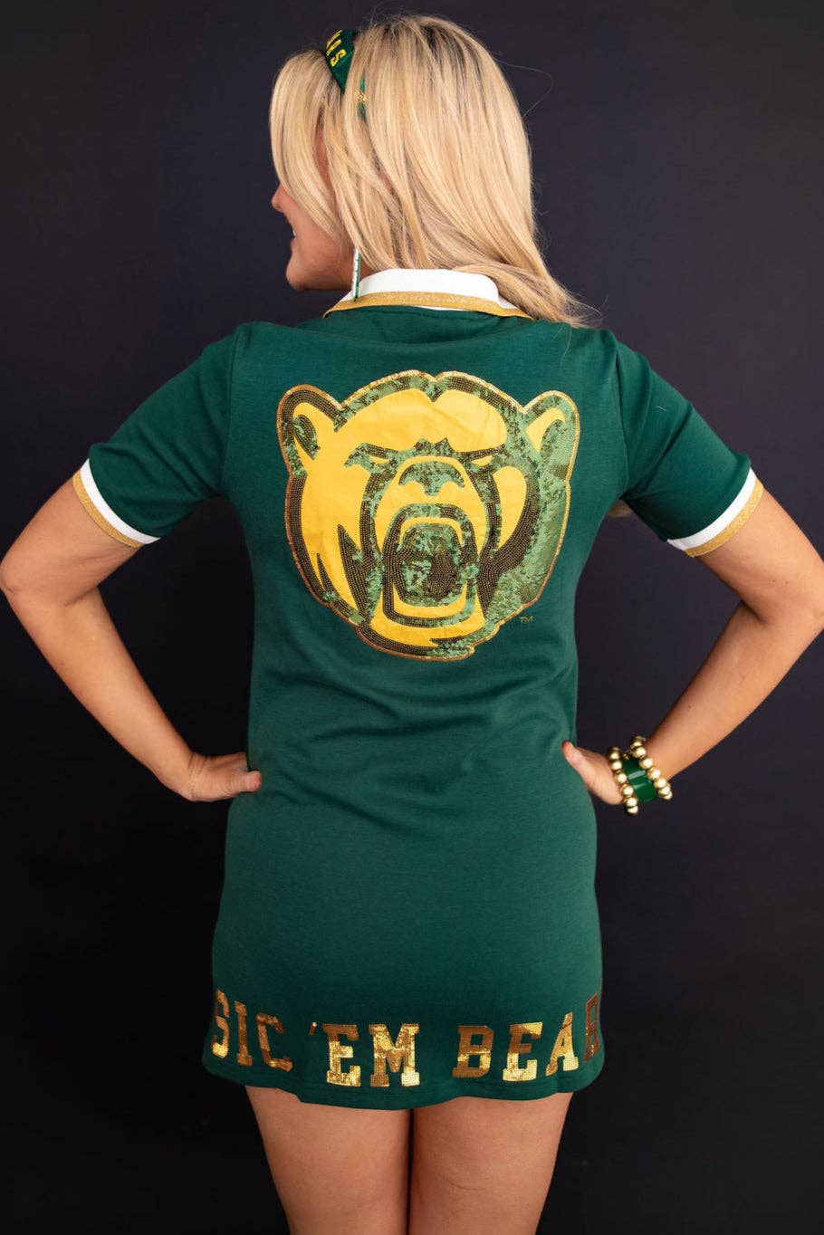 Baylor BC Club Dress with Bear Logo by Brianna Cannon
