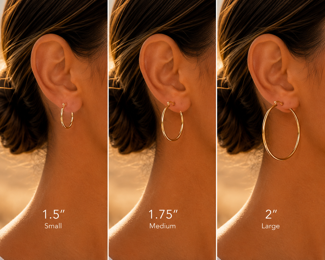 Luxe Collection Wesley Hoop Earrings - 3 sizes