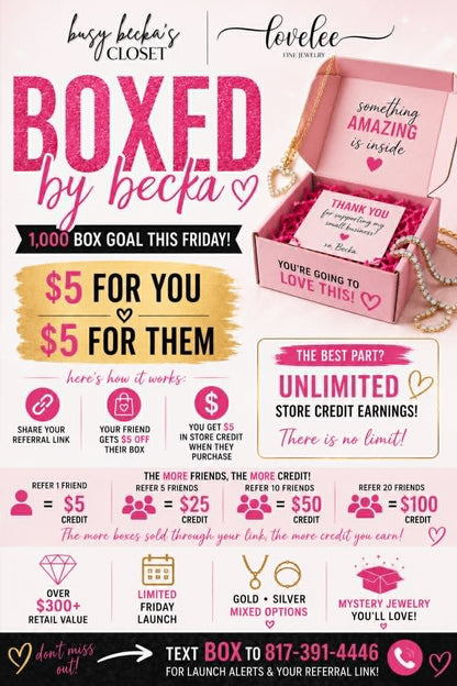 BOXED BY BECKA - June 2026