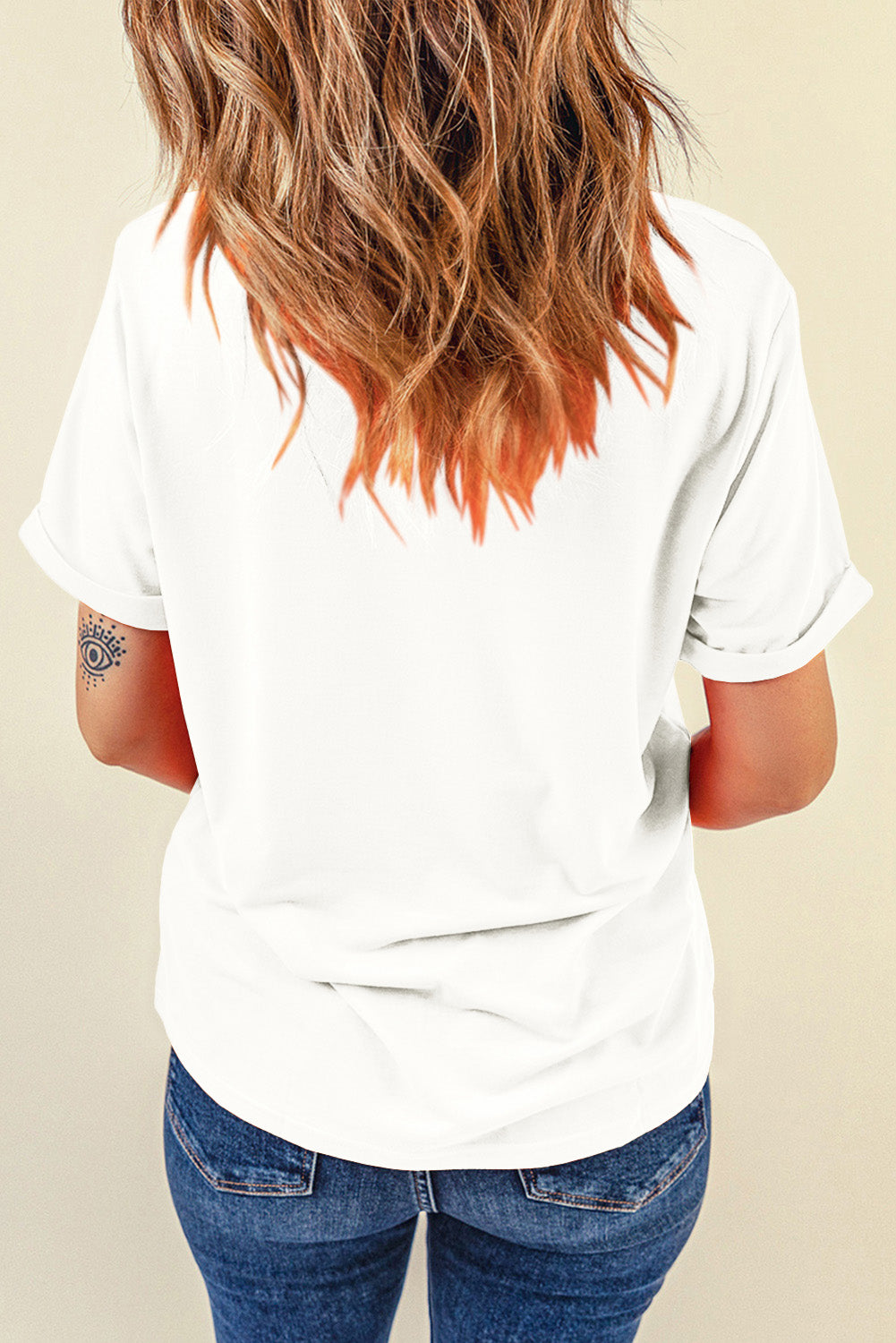 AMERICA Round Neck Short Sleeve T-Shirt (Copy)