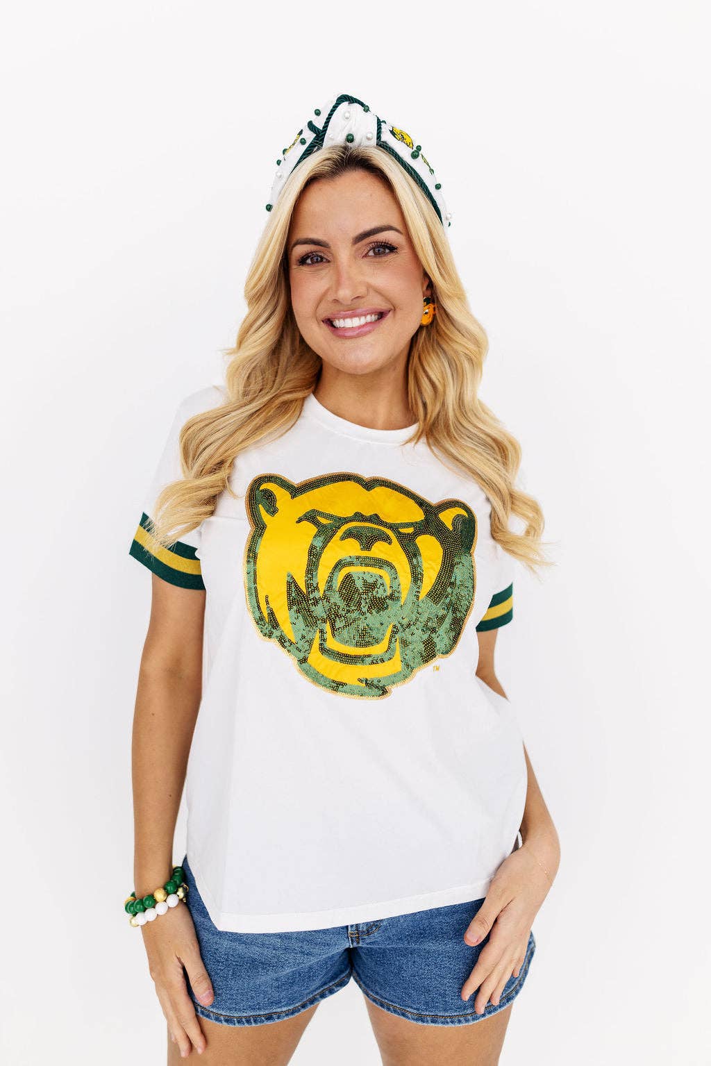 Baylor Sparkle Logo T-Shirt by Brianna Cannon