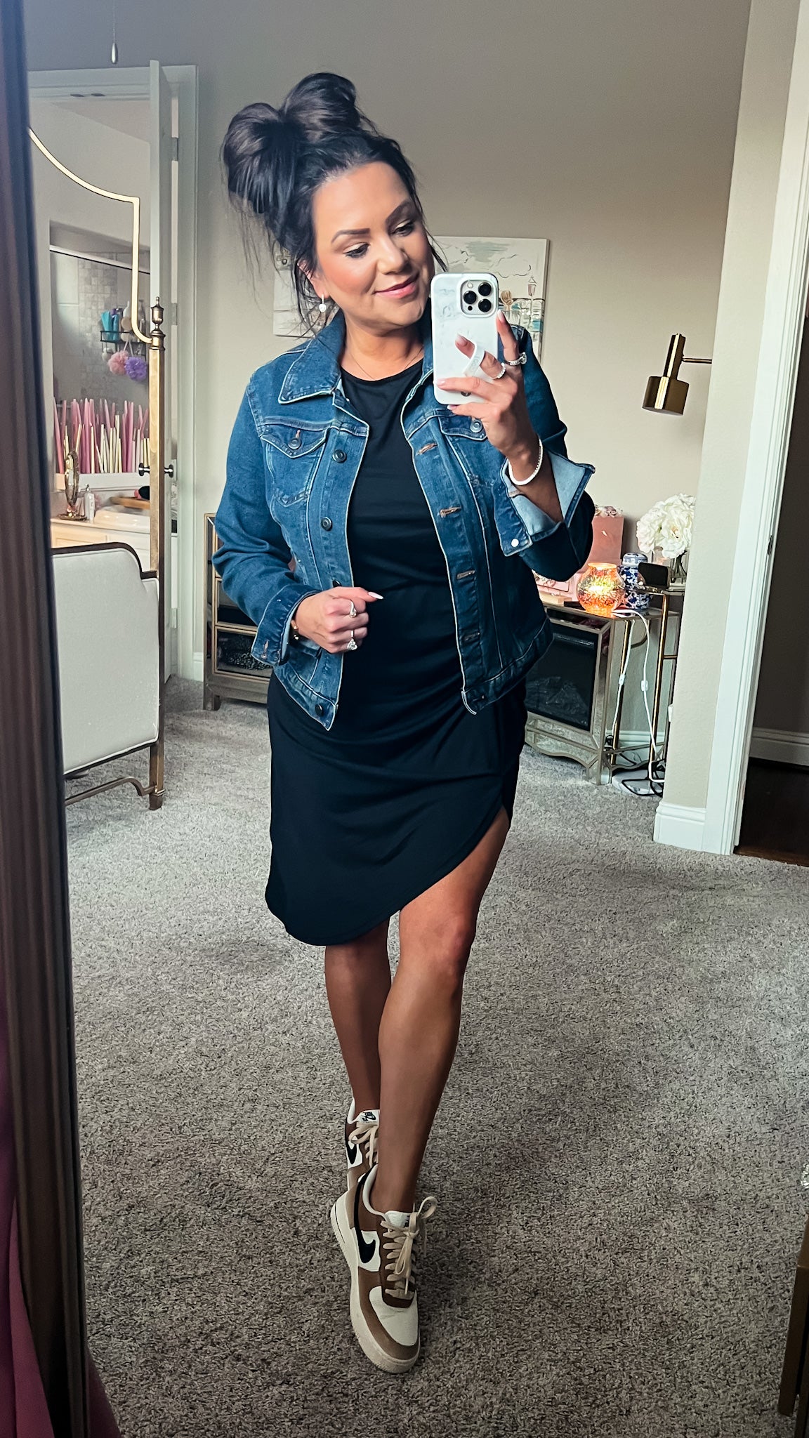 Wasted on You Short Sleeve Ruched Asymmetrical Hem Dress