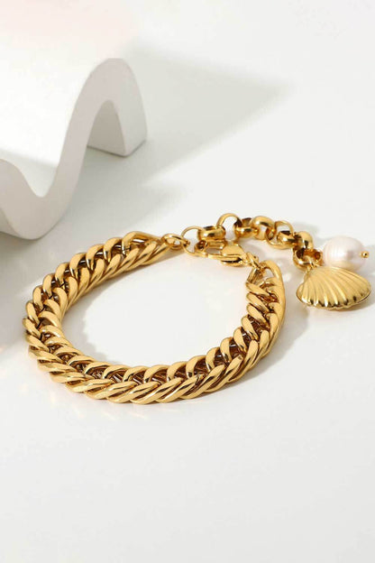Harmonia 18K Gold-Plated Curb Chain Bracelet (Copy)