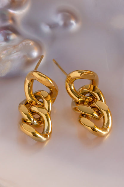 Carmen Stainless Steel Chain Earrings (Copy)
